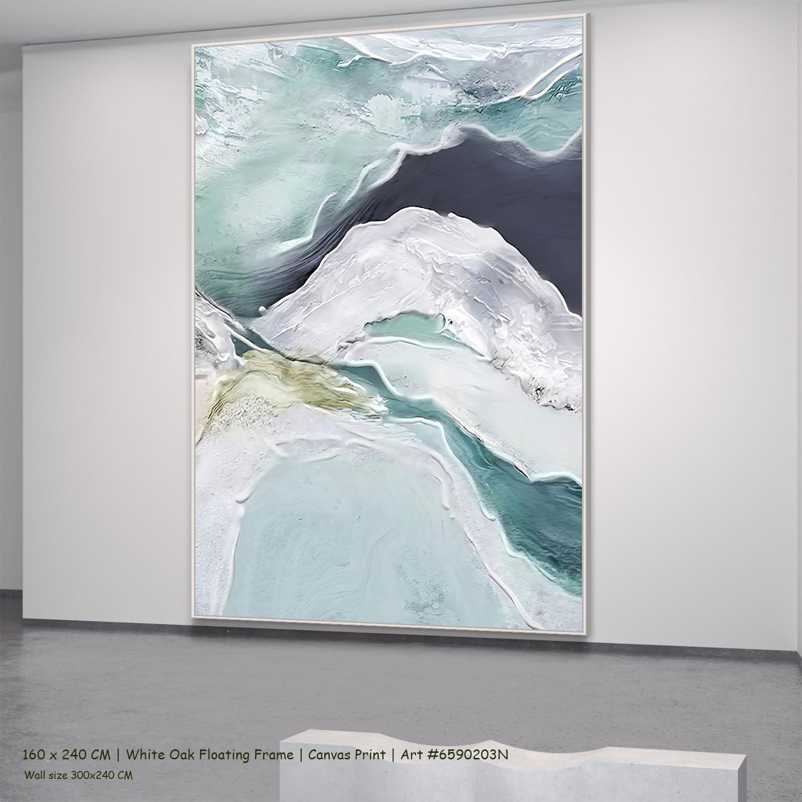 778N white oak — large canvas print