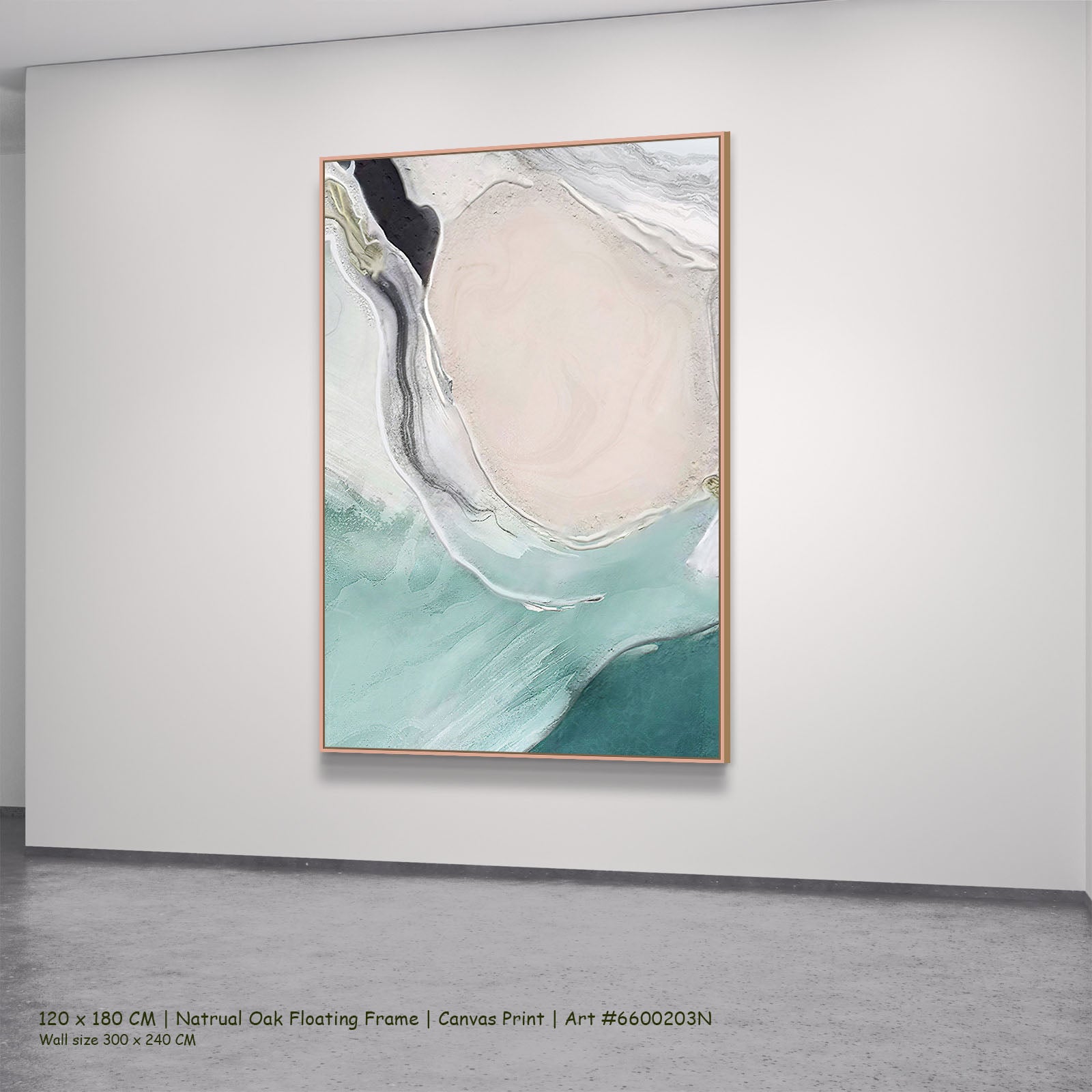 779N natural oak — large canvas print