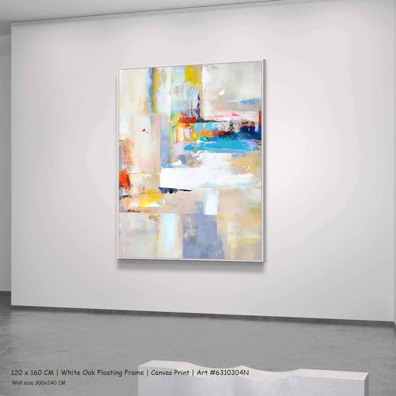 783N white oak — large canvas print