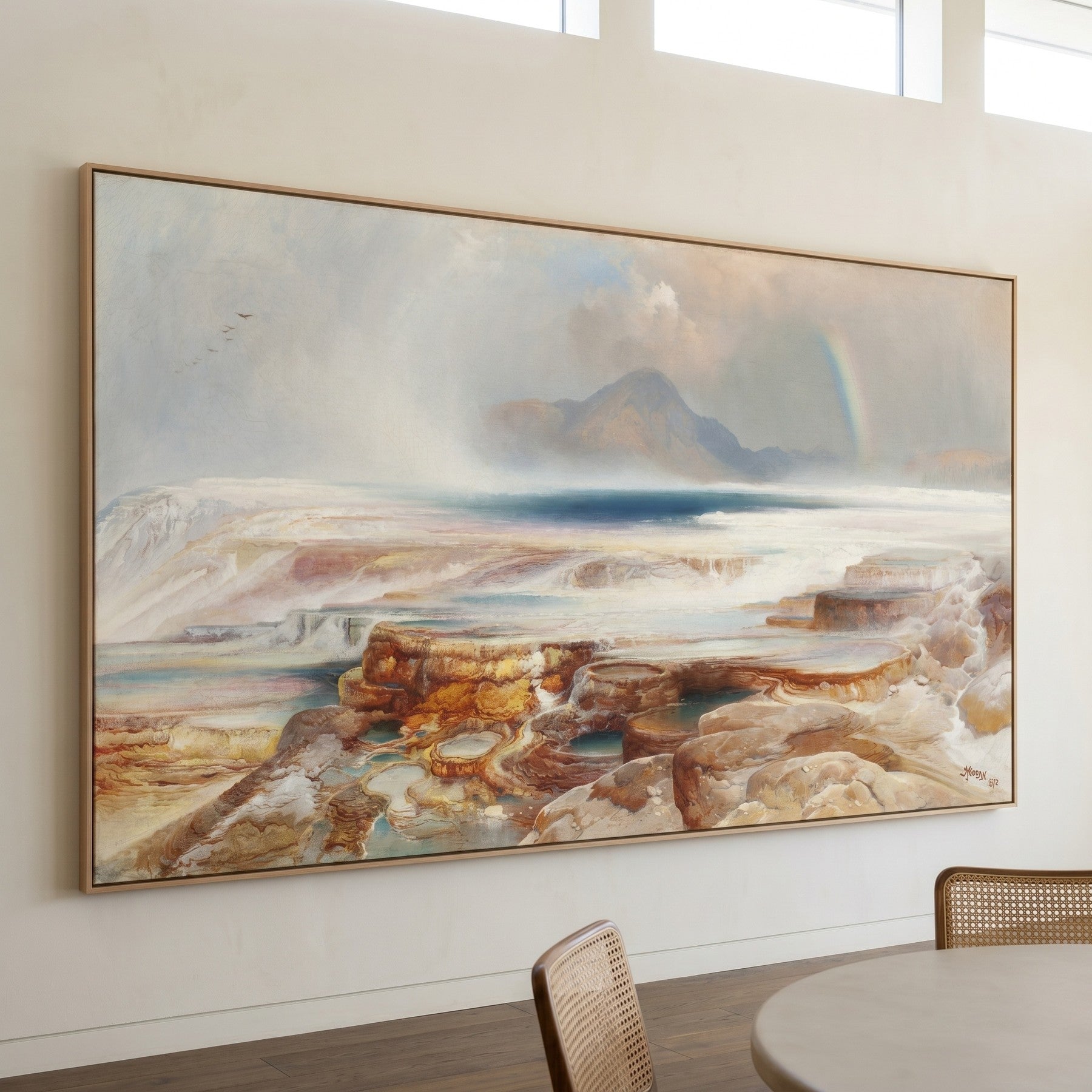 Hot Springs of the Yellowstone | Thomas Moran | 140×80 to 400×240 CM — main view