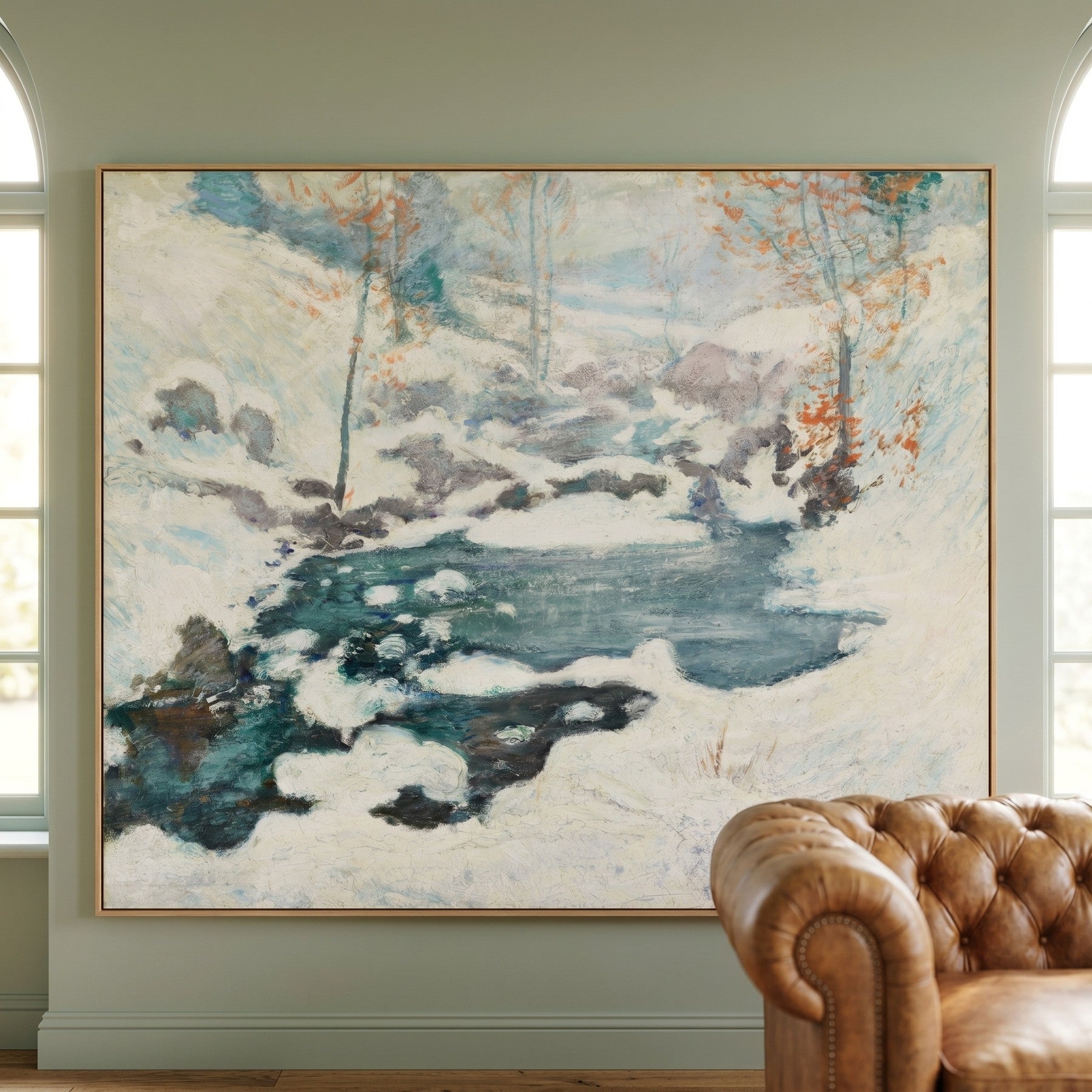 Icebound | John Henry Twachtman | 100×80 to 300×240 CM
