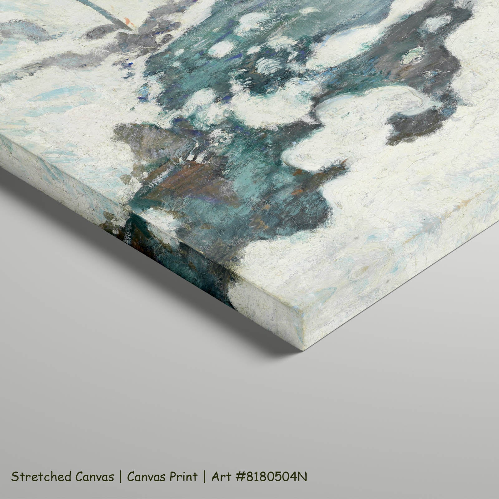 Icebound | John Henry Twachtman | 100×80 to 300×240 CM — close-up