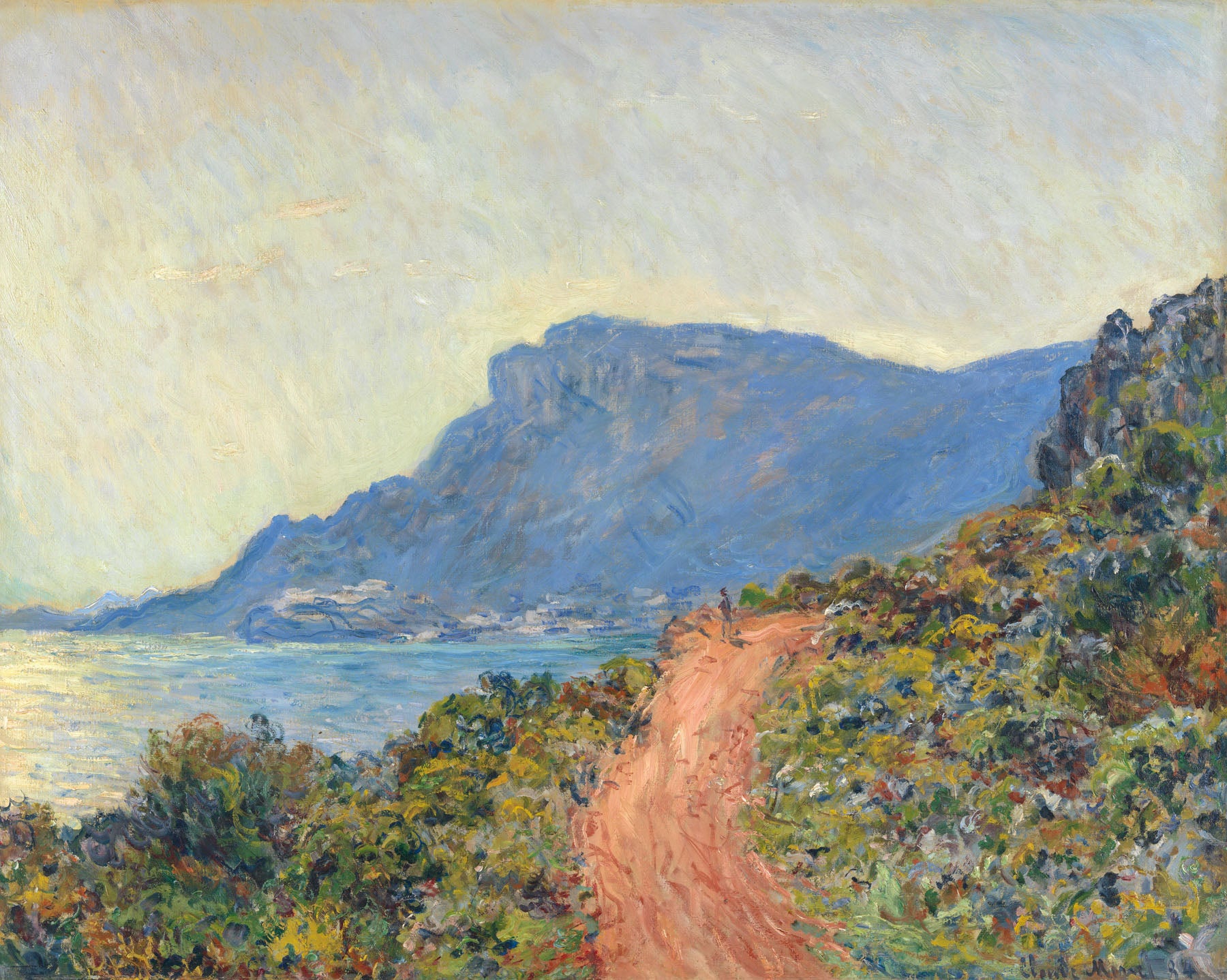 La Corniche near Monaco | Claude Monet | 100×80 to 300×240 CM — detail