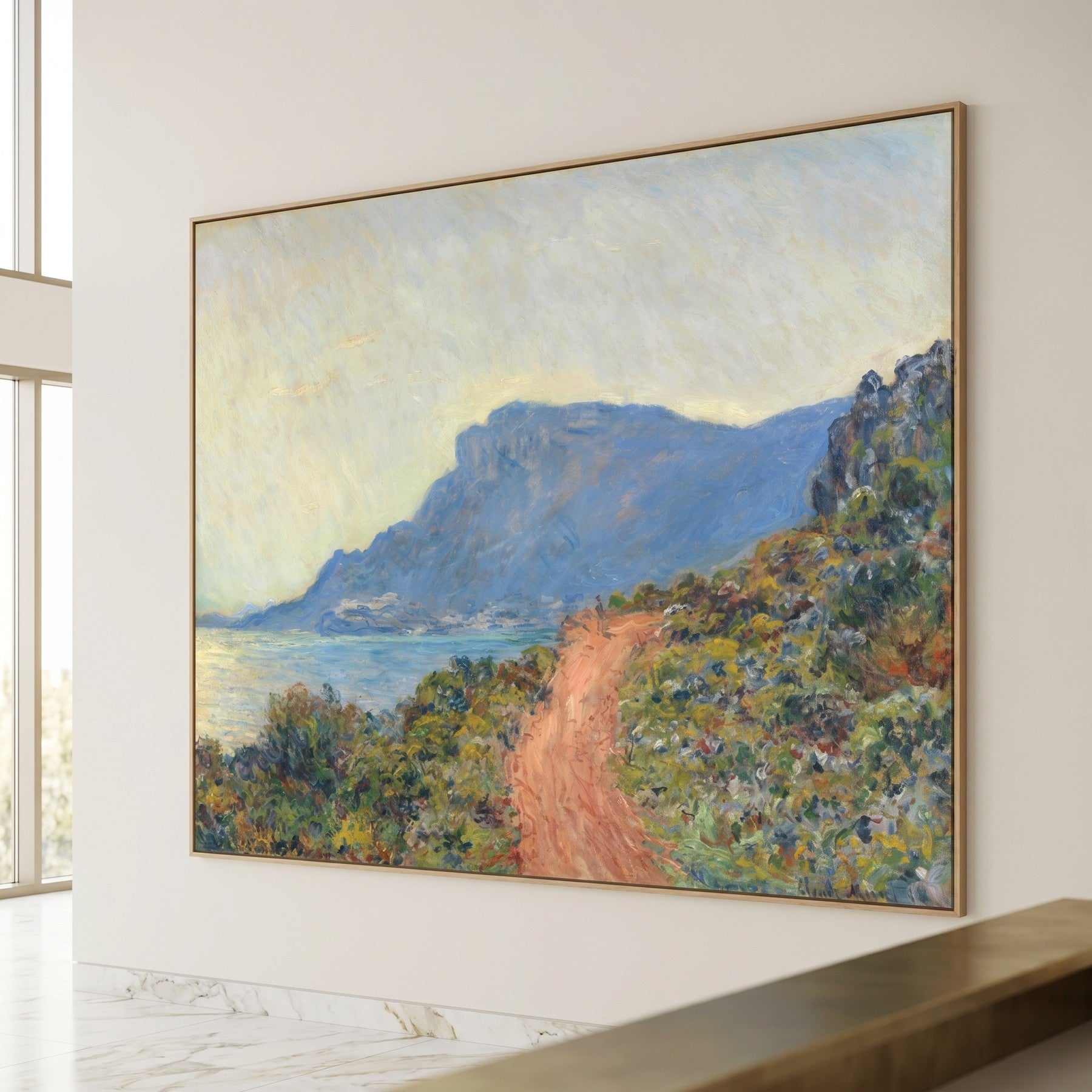 La Corniche near Monaco | Claude Monet | 100×80 to 300×240 CM — main view