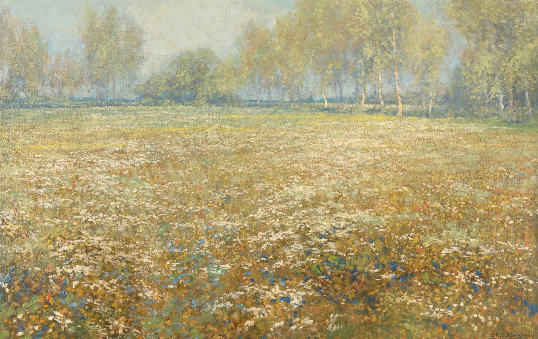Meadow in Bloom | Egbert Rubertus Derk Schaap | 120×80 to 480×300 CM — detail