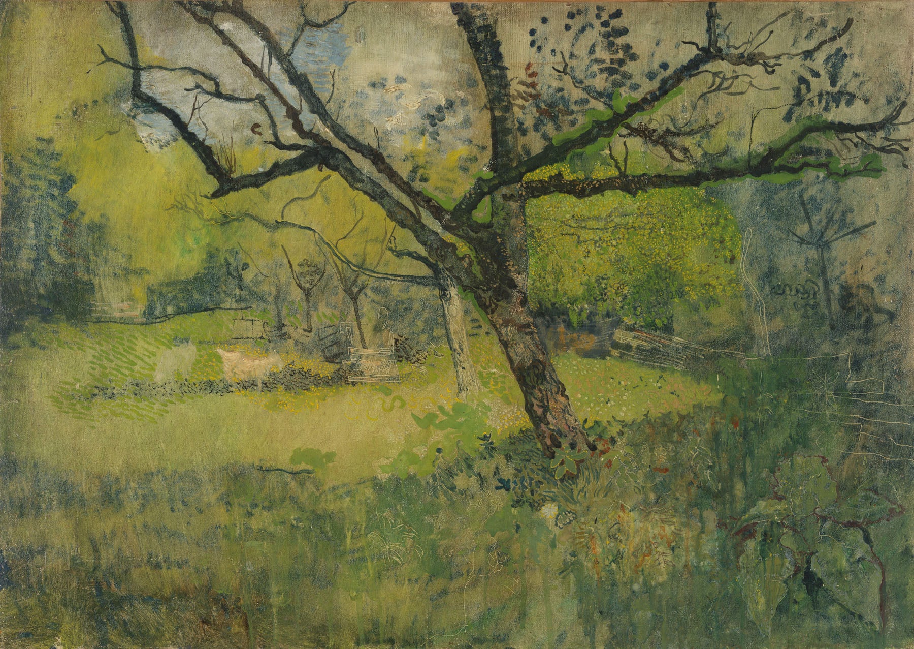 Orchard at Eemnes | Richard Nicolaus Roland Holst | 110×80 to 400×300 CM — detail
