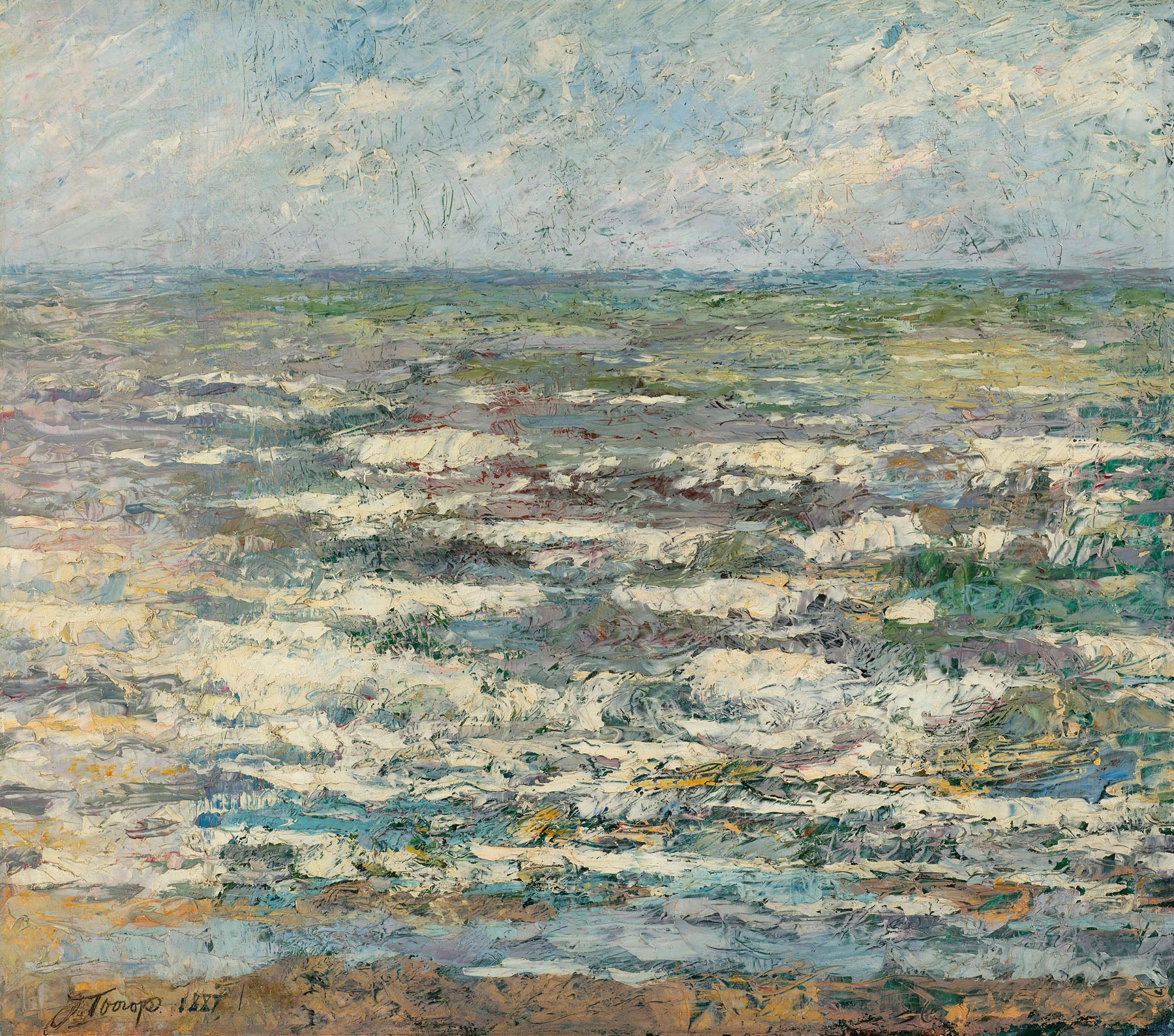 The Sea | Jan Toorop | 100×90 to 280×240 CM — detail
