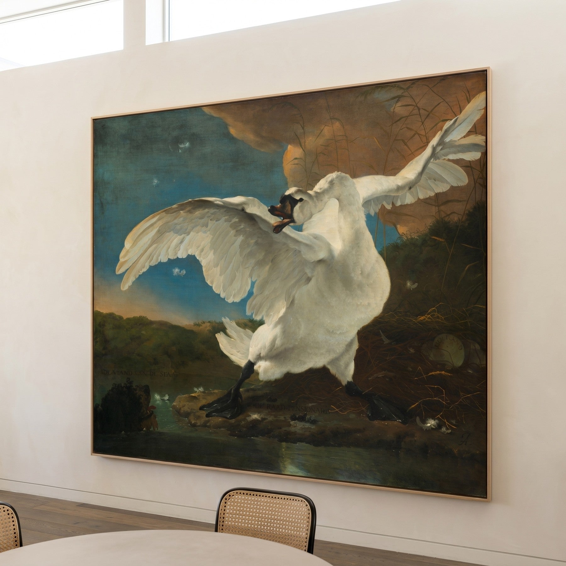 The Threatened Swan | Jan Asselijn | 100×80 to 300×240 CM — main view