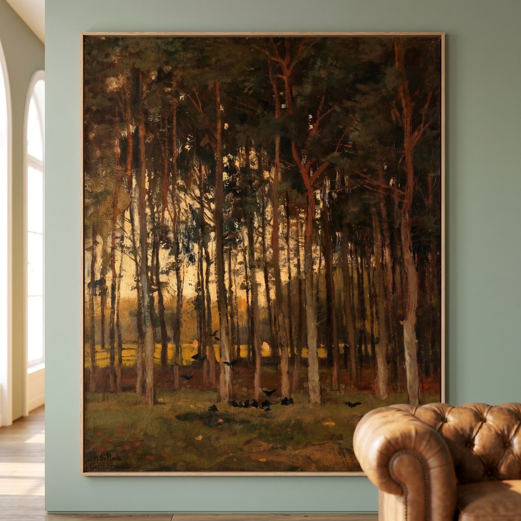 View in the Woods | Theophile de Bock | 80×100 to 240×300 CM — main view