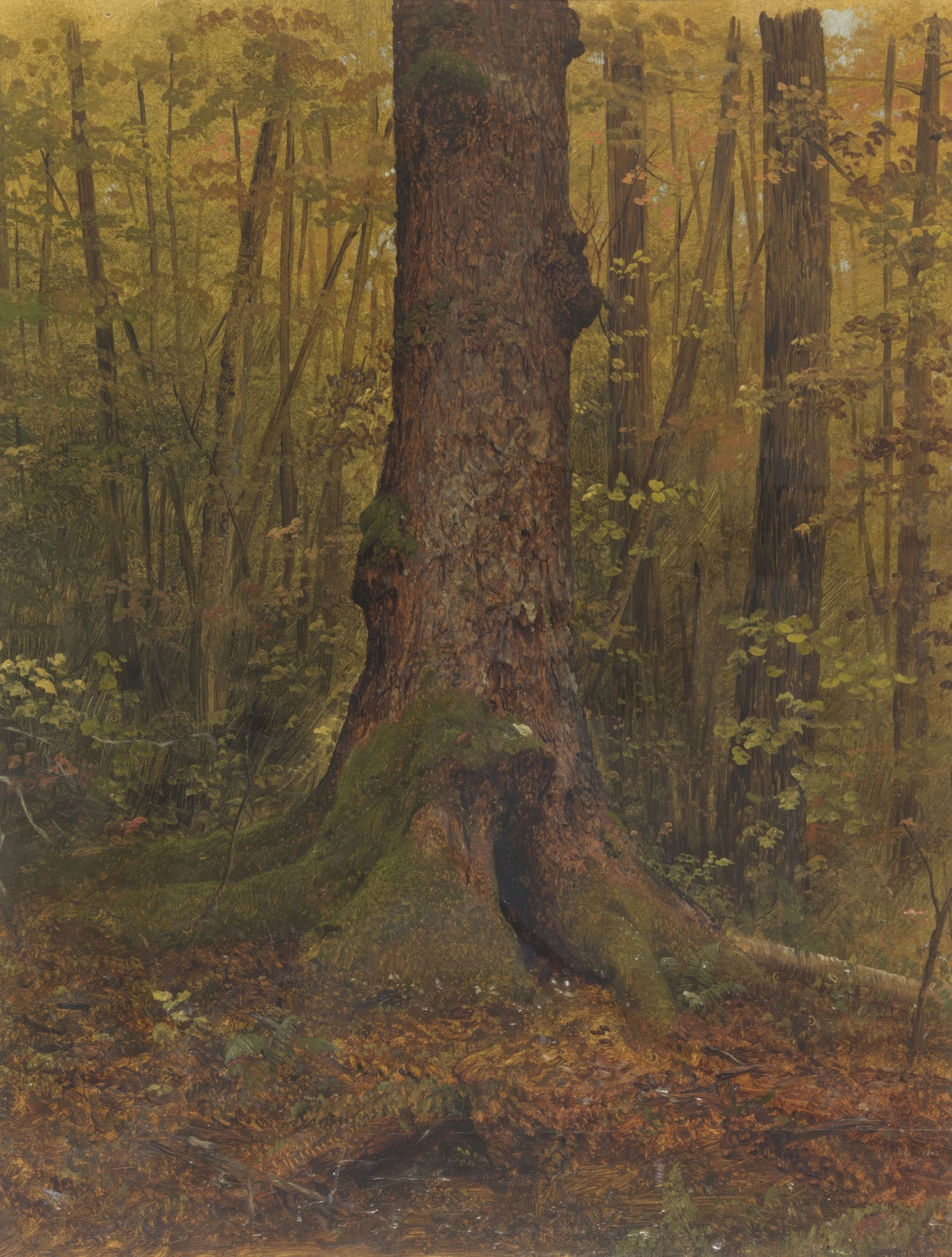 In the Woods, Maine | Frederic Edwin Church | 80×110 to 300×400 CM — detail