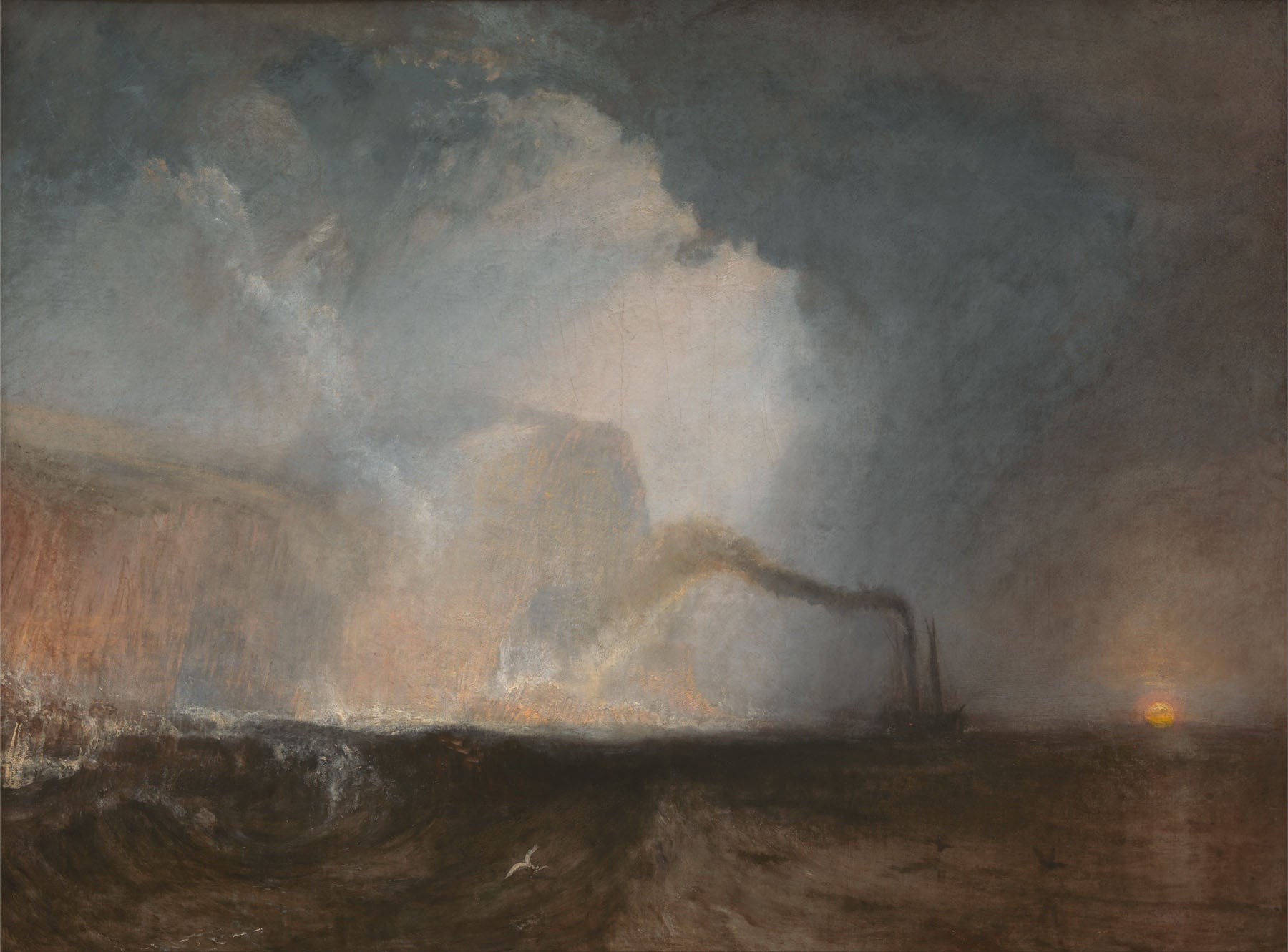 Staffa, Fingal's Cave | J.M.W. Turner | 110×80 to 400×300 CM — detail