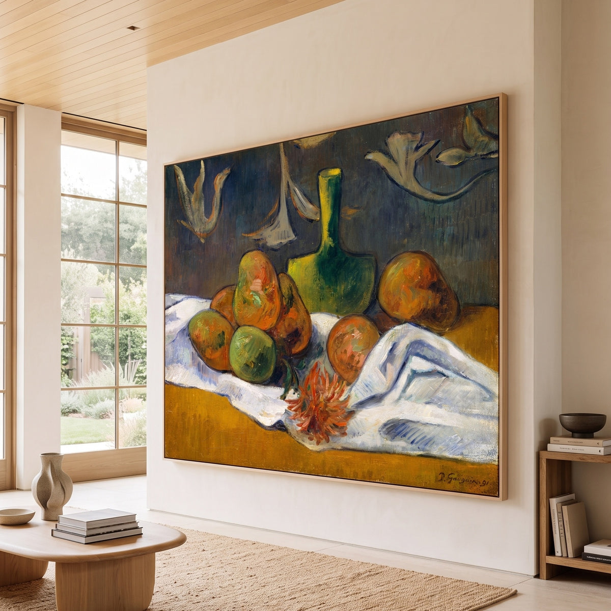 Paul Gauguin | Huge Impressionist Canvas Print | Still Life with Mangoes