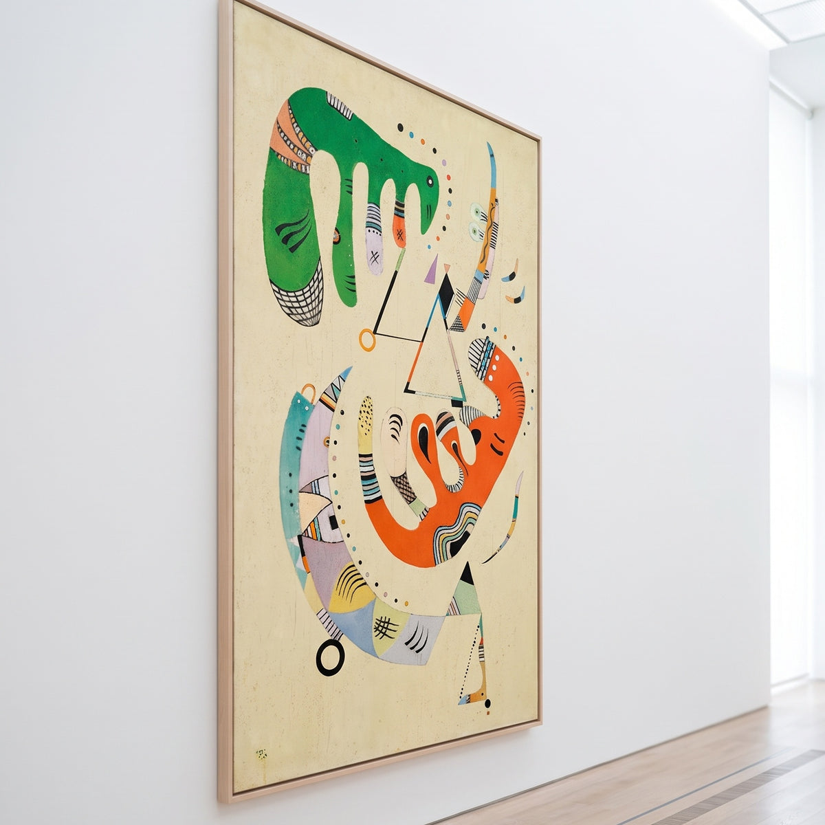 Wassily Kandinsky | Extra Large Modern Abstract Wall Art | Biomorphic Composition