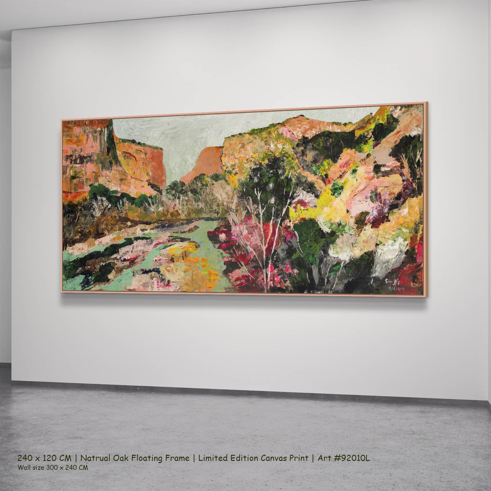 Limited edition | Path of Water | 160×80 to 480×240 CM