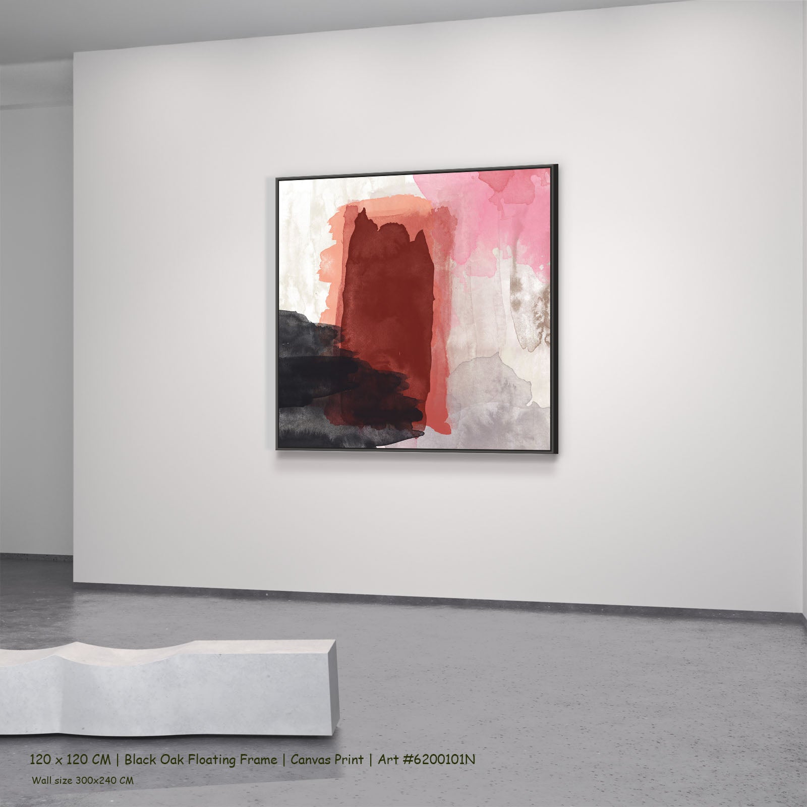 920_2N — black oak mockup, large canvas print