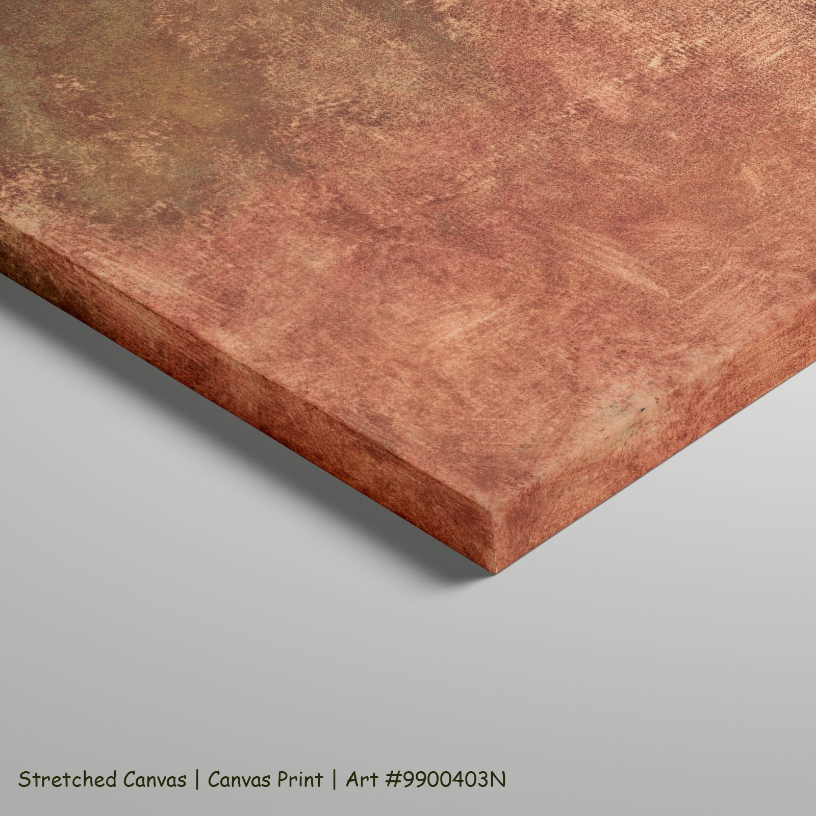 Estérel Village by Edgar Degas as a large stretched orange and brown Landscape canvas print