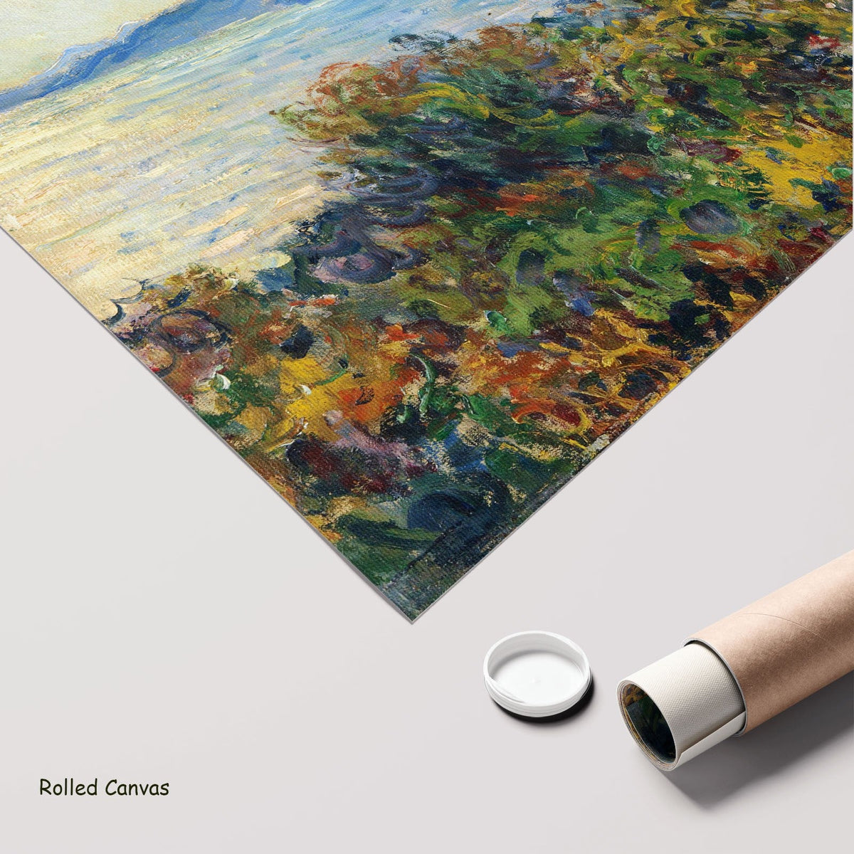Claude Monet, La Corniche near Monaco — rolled canvas 6