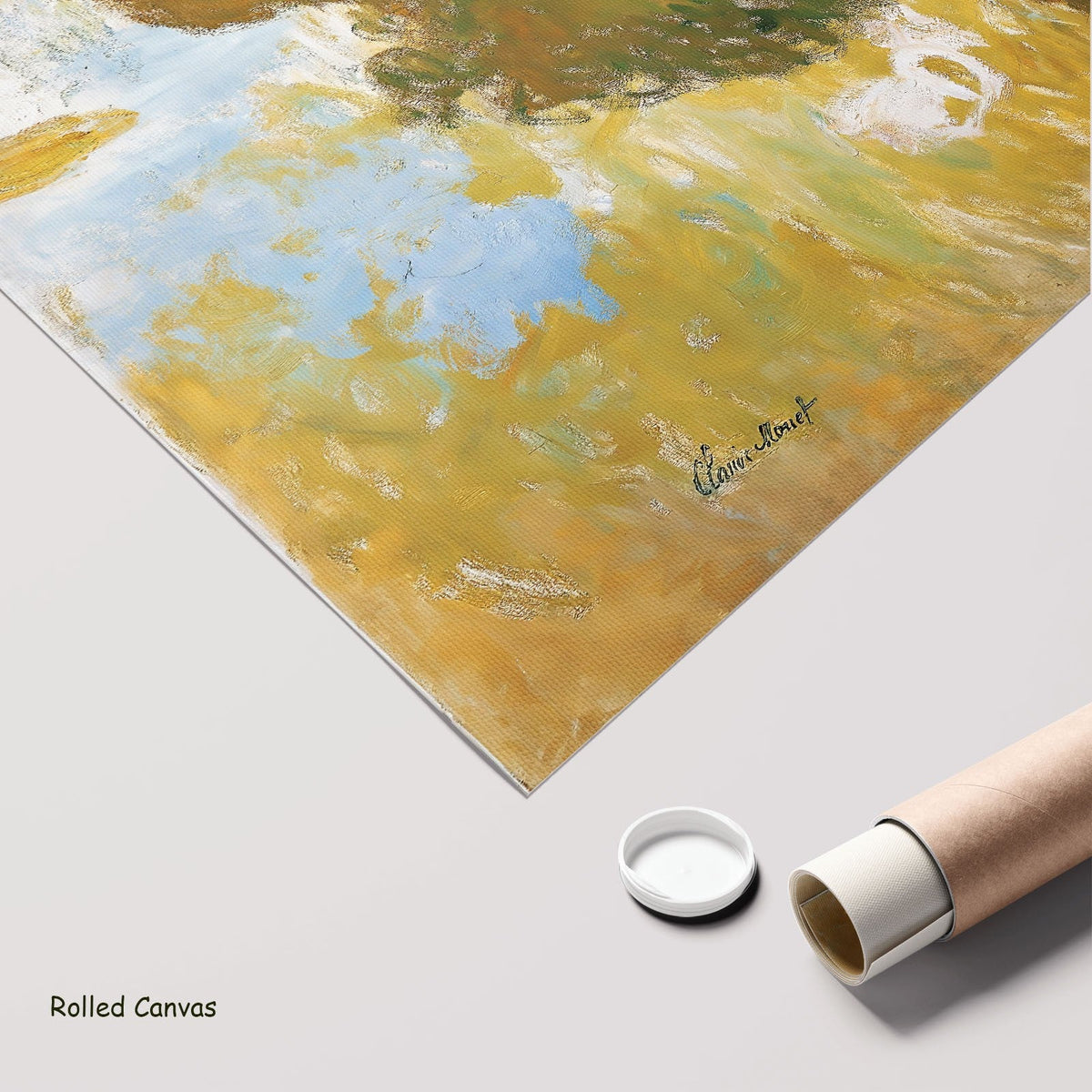 Claude Monet, The Water Lily Pond — rolled canvas 6