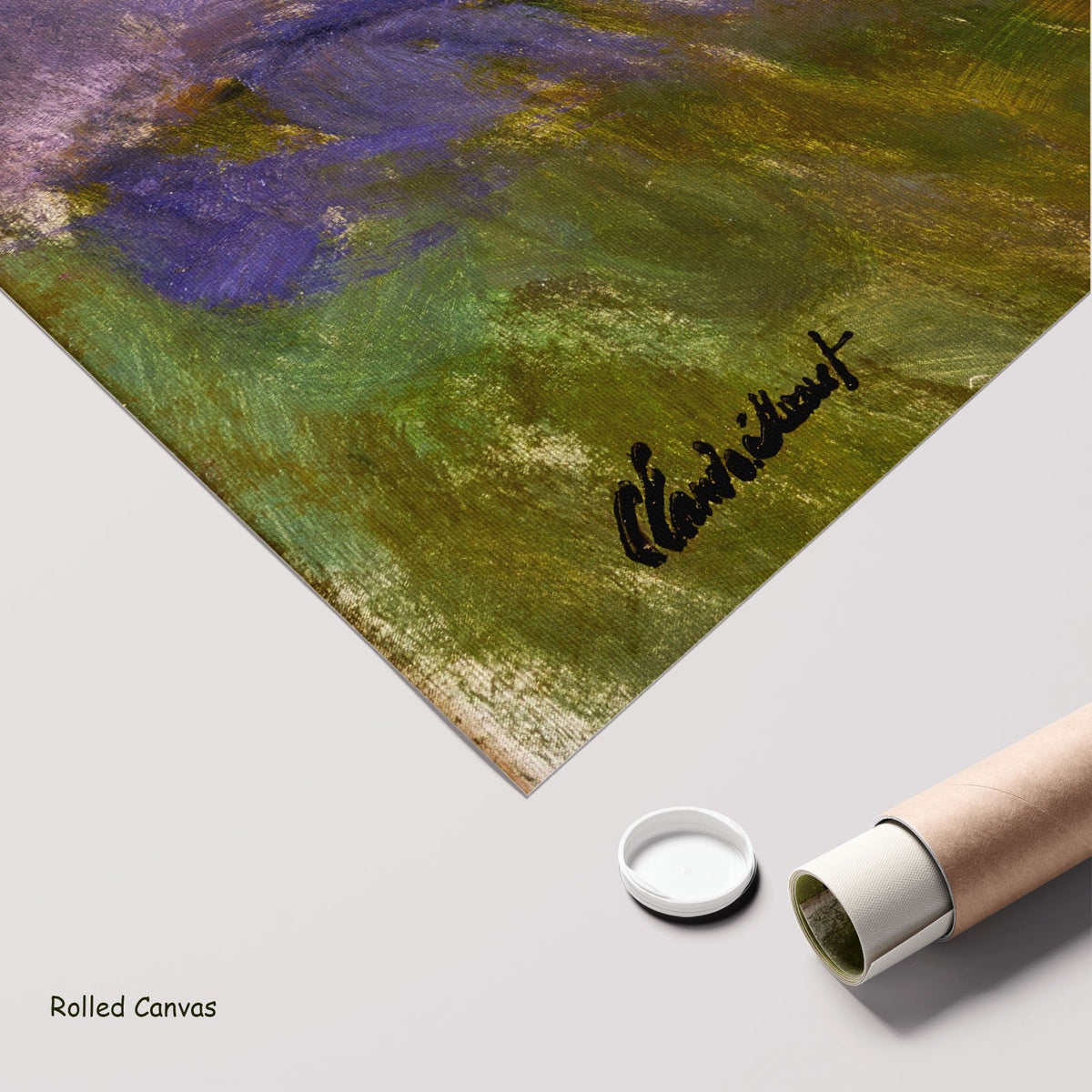 Claude Monet, Water Lilies and Agapanthus — rolled canvas 6