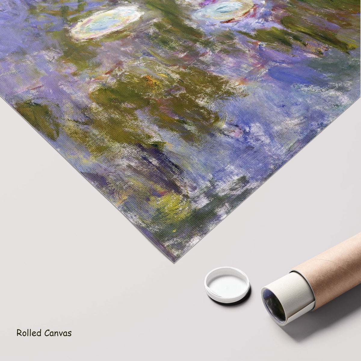 Claude Monet, Water Lilies (Square Composition) — rolled canvas 6