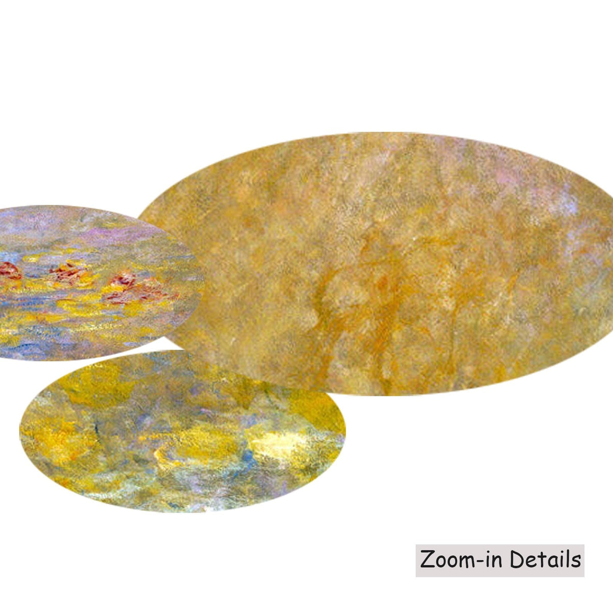 Claude Monet, Water Lilies — 1600x1600 detail