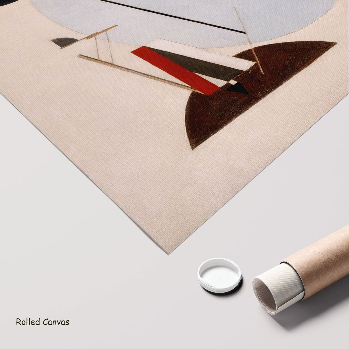 El Lissitzky, Proun 3A — rolled canvas 6