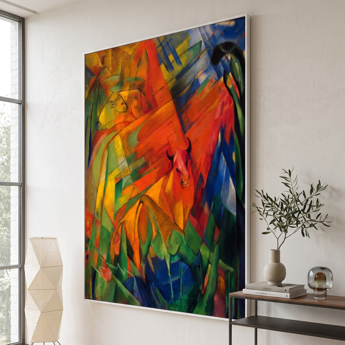 Franz Marc | Extra Large Red Canvas Print | Animals