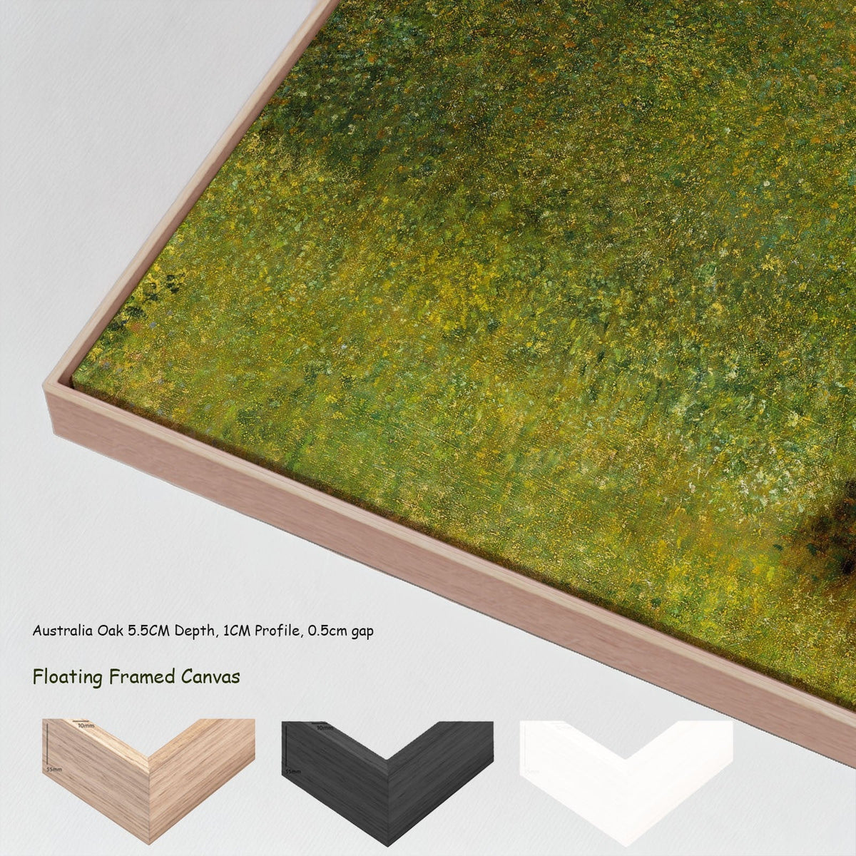 Georges Seurat — The Forest at Pontaubert canvas wall art with floating frame options