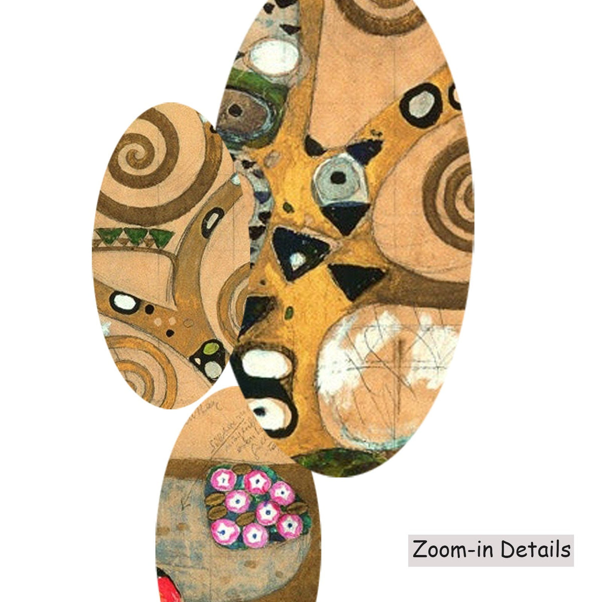 Gustav Klimt, The Tree of Life — 1600x1600 detail