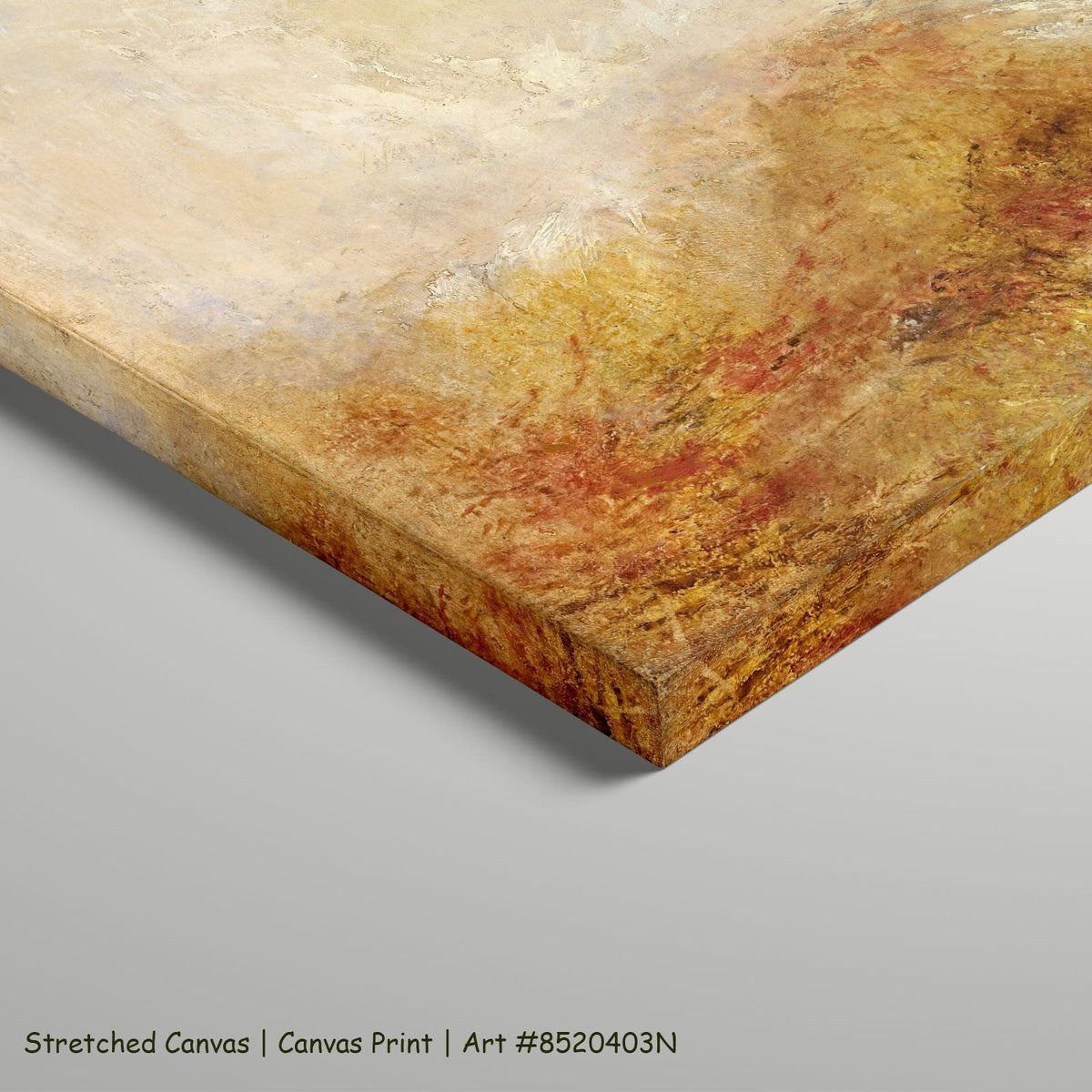 J.M.W. Turner — A Mountain Scene, Val d'Aosta Landscape art on stretched canvas