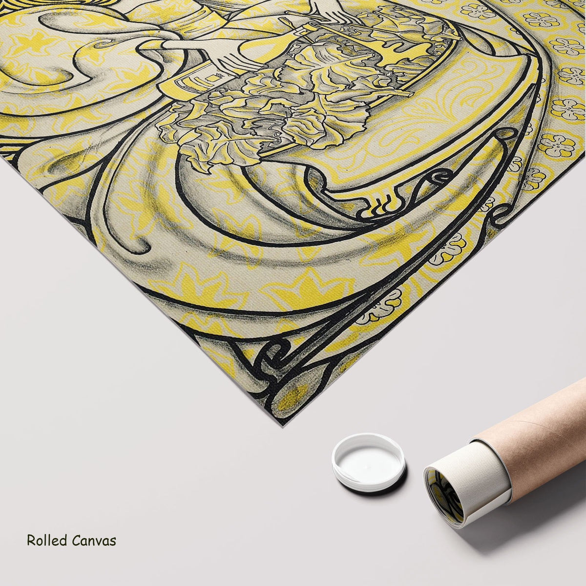 Jan Toorop, Delftsche Slaolie — rolled canvas 6