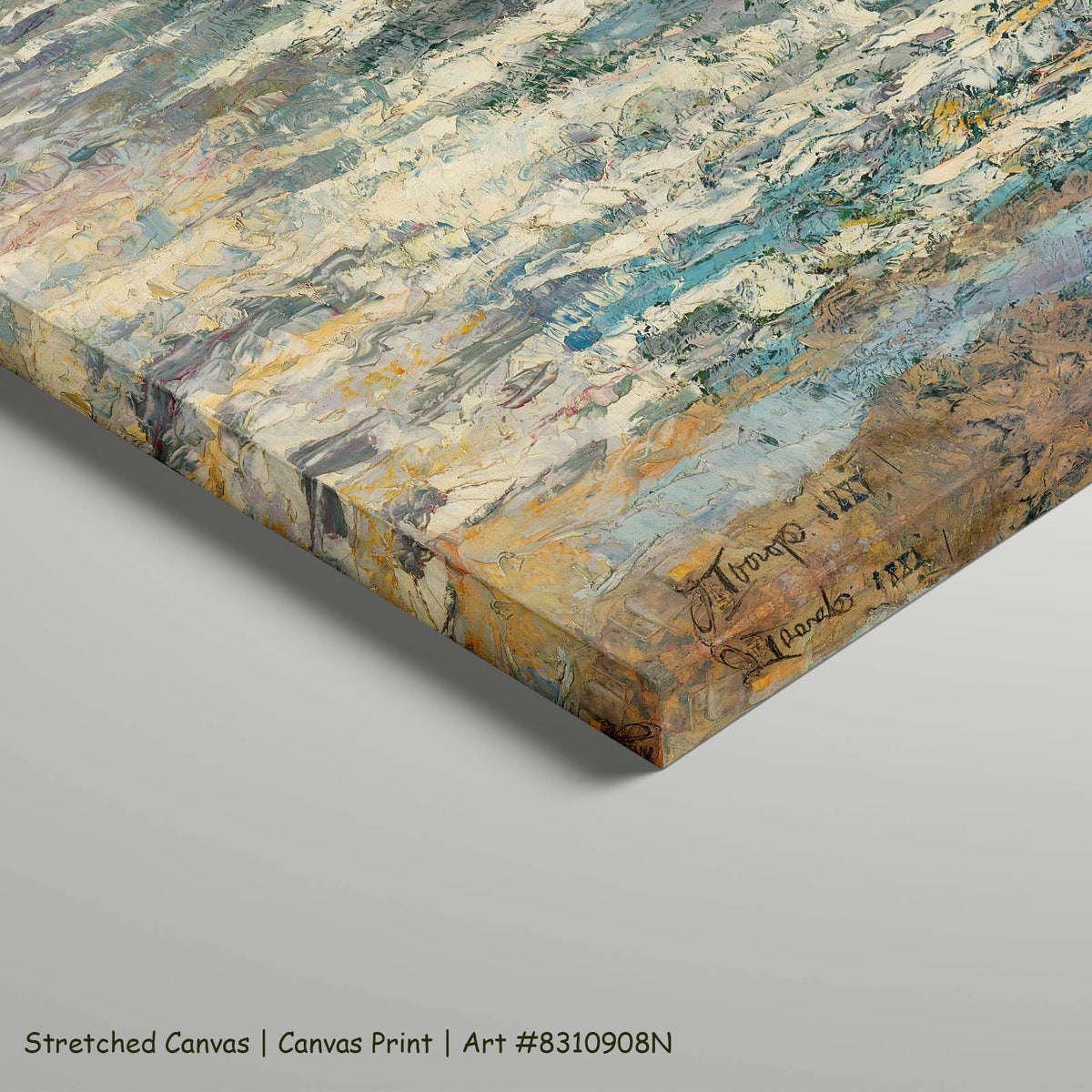 Jan Toorop — The Sea Seascape art on stretched canvas