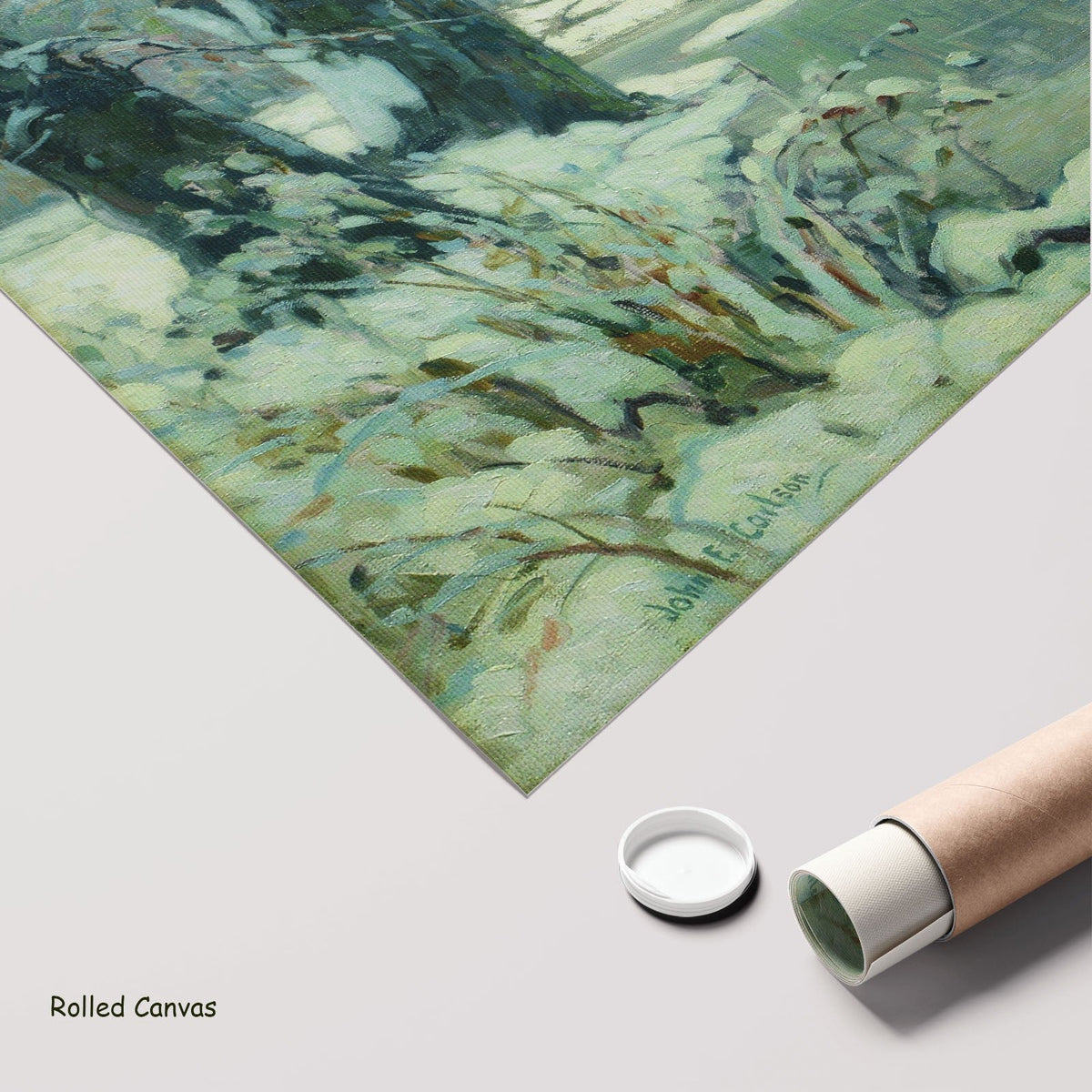 John F. Carlson, Silvered Brook — rolled canvas 6