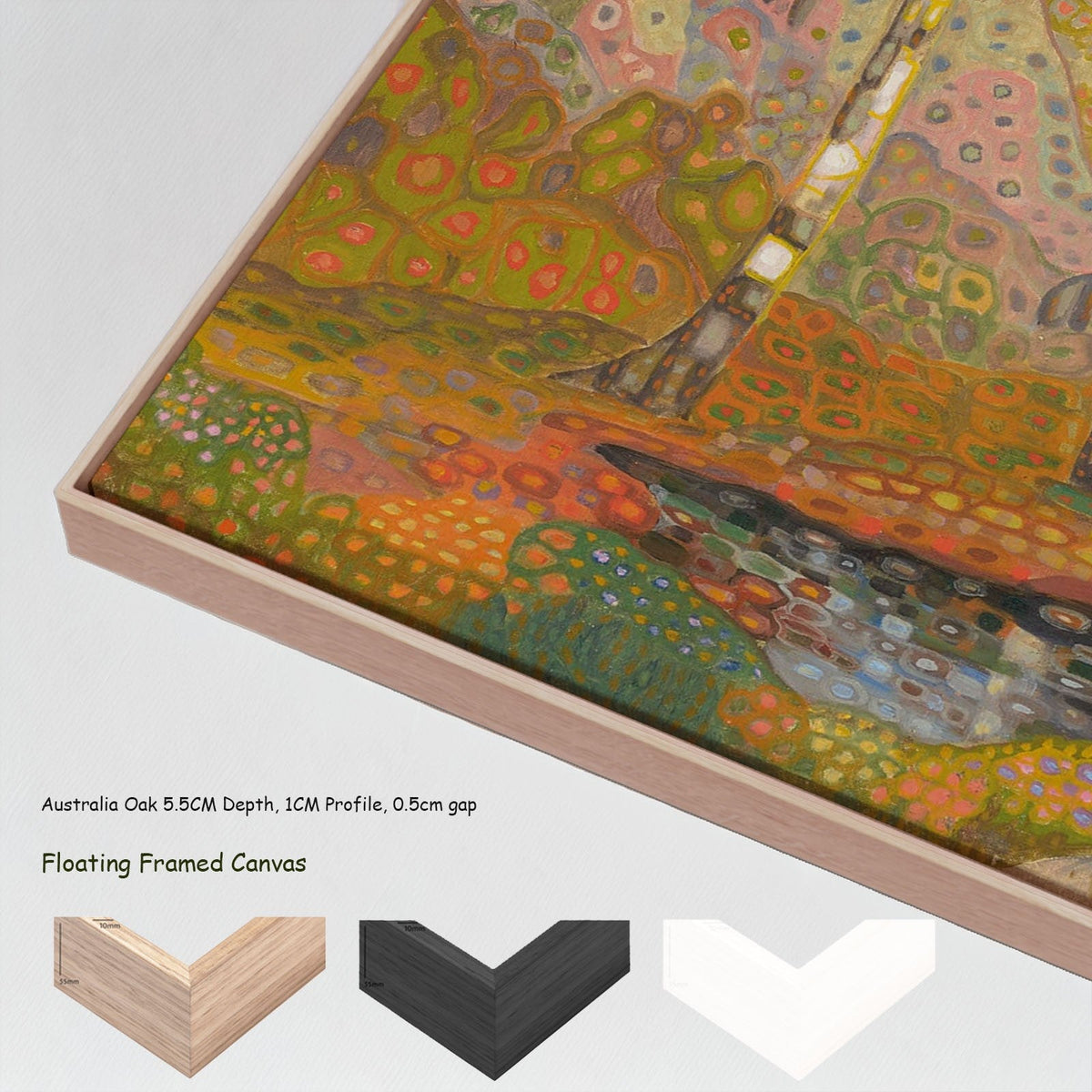 Konrad Mägi, Norwegian Landscape — floating frames canvas 7