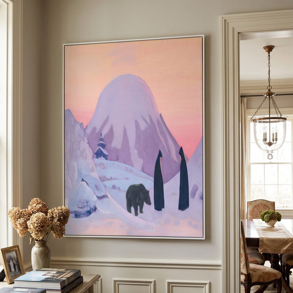 Nicholas Roerich | Oversized Symbolist Canvas Art | And We Are Not