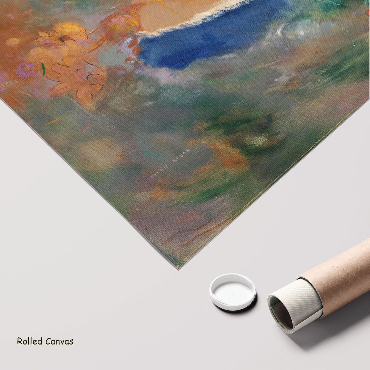 Odilon Redon, Ophelia with a Blue Wimple — rolled canvas 6