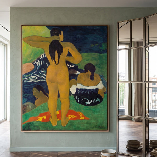 Paul Gauguin | Extra Large Impressionist Wall Art | Tahitian Women Bathing