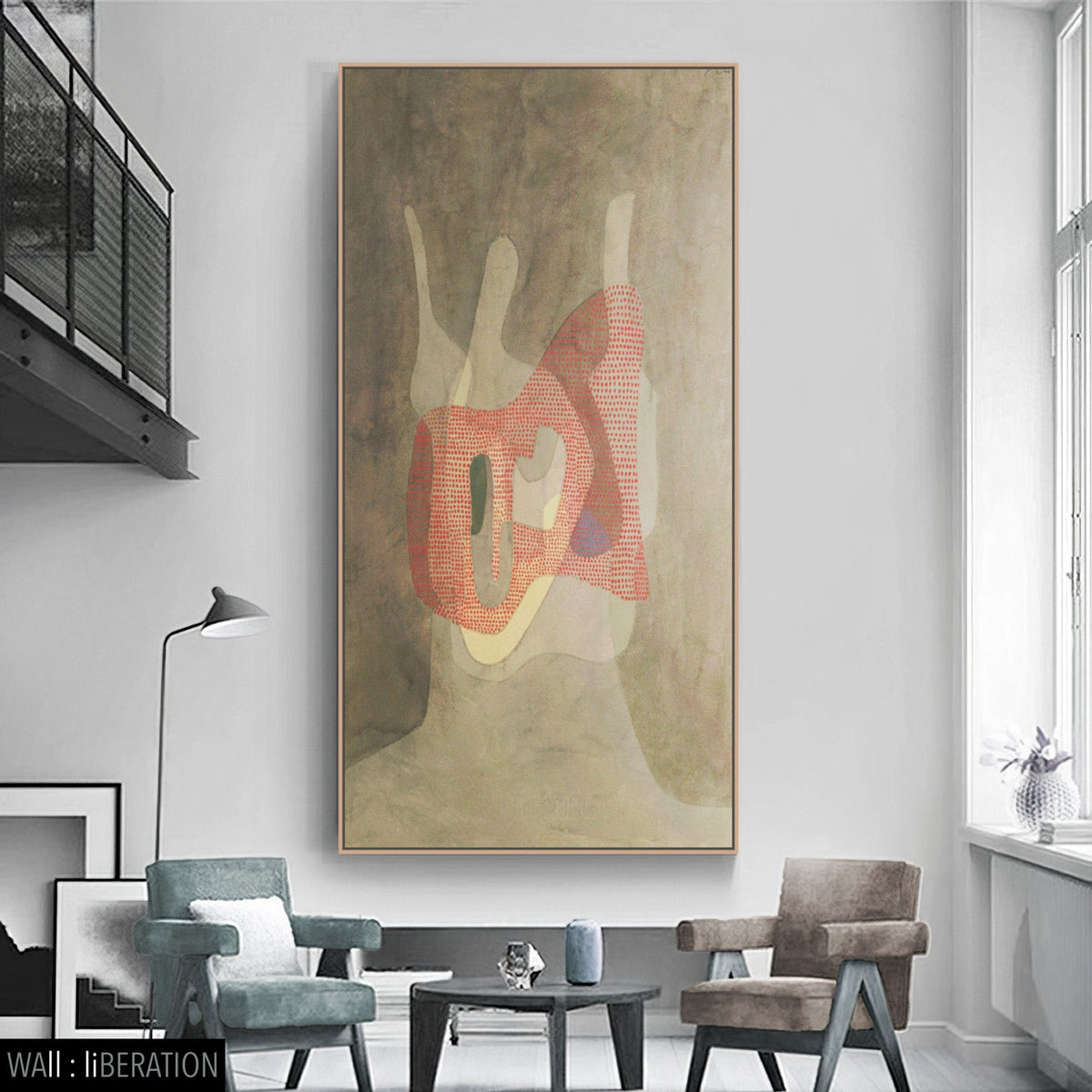 Paul Klee — The Protector Abstract canvas wall art