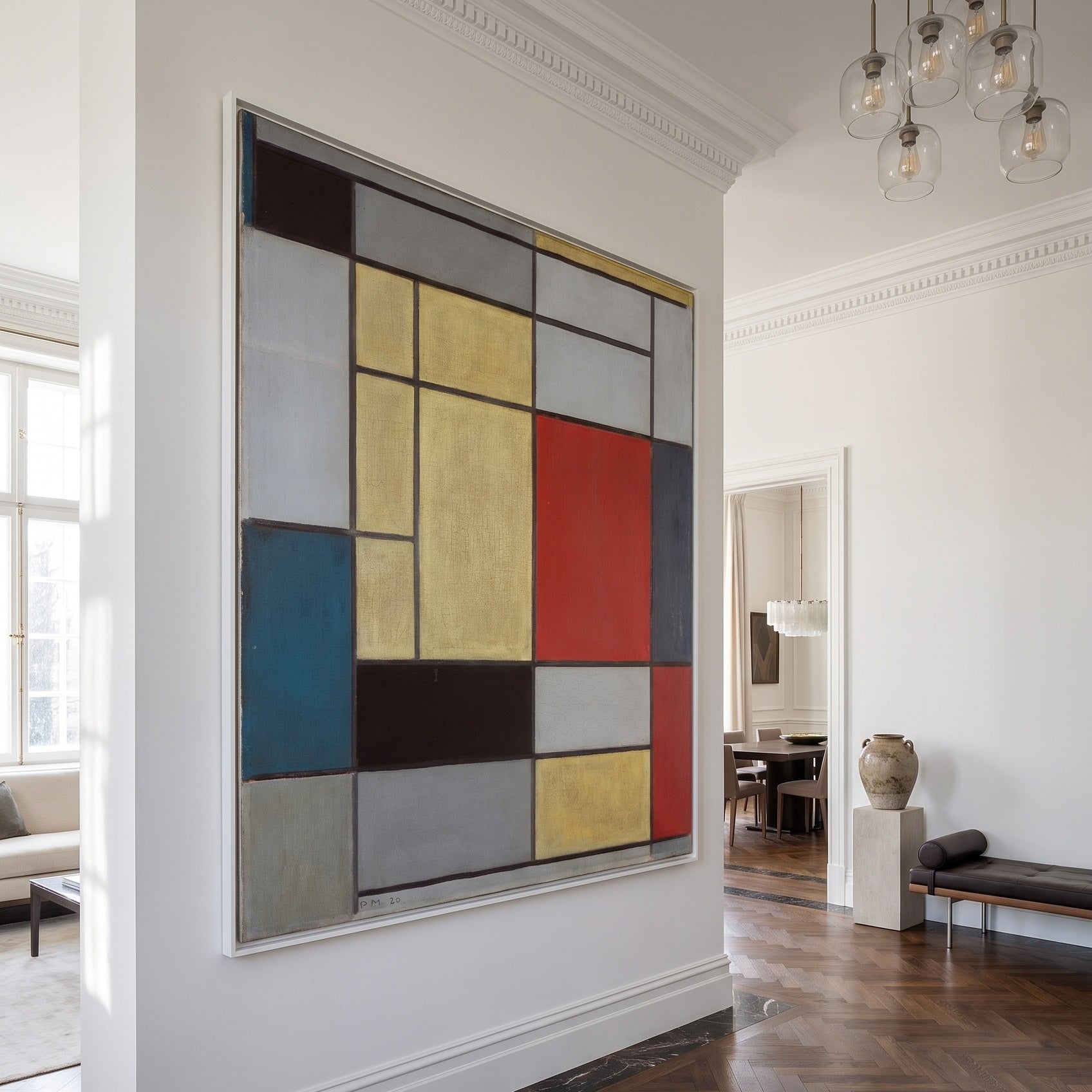 Composition with Red, Blue | Piet Mondrian | Large Canvas Art