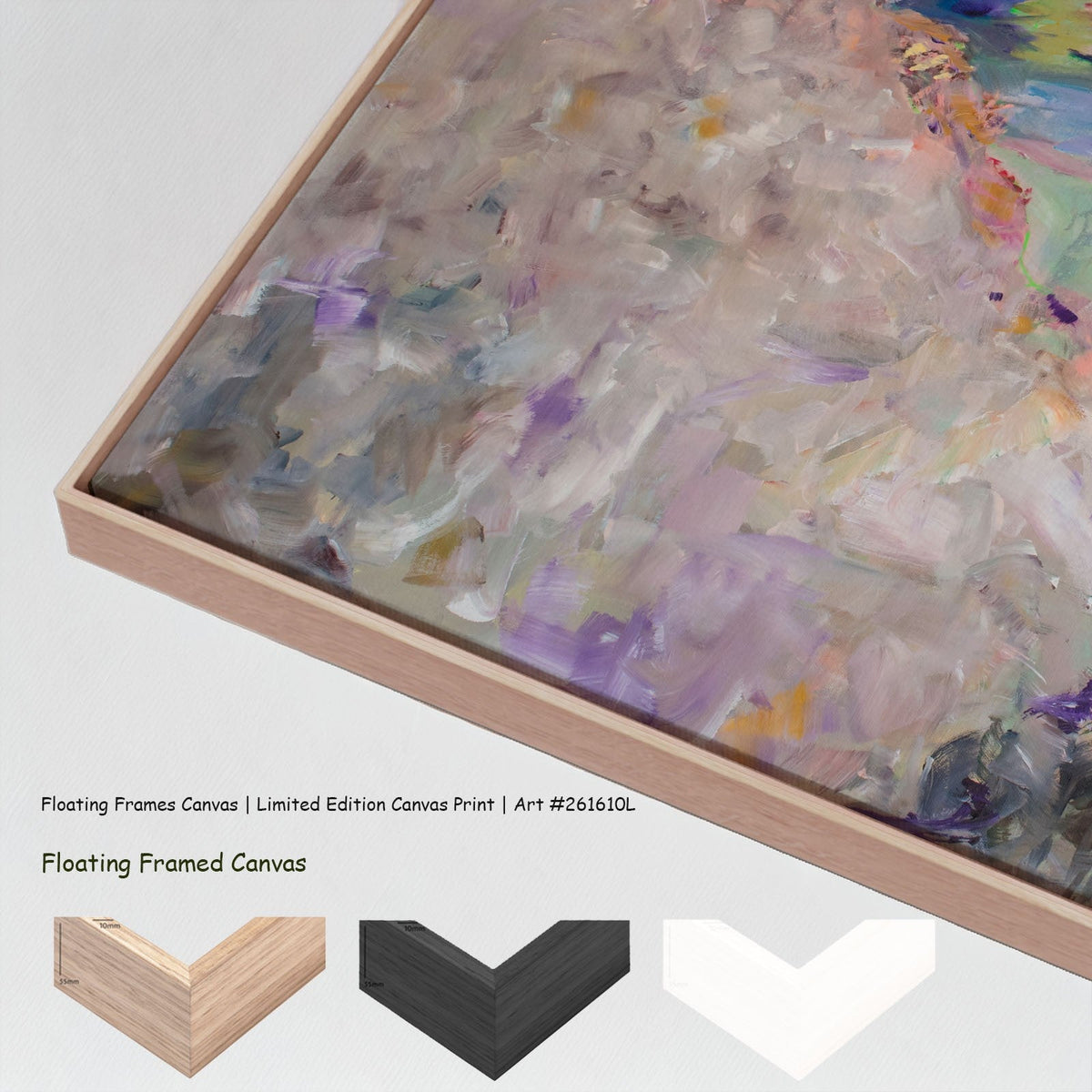 Summer Jiang — Accidental Knowing Oversized canvas wall art with floating frame options