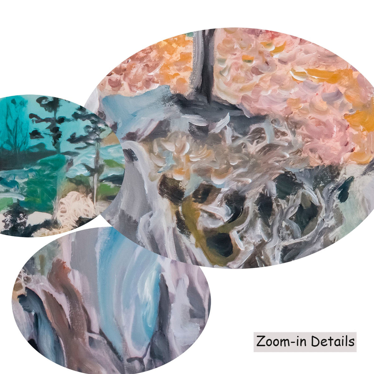 Summer Jiang — Beauty canvas — close-up of brushwork texture and surface
