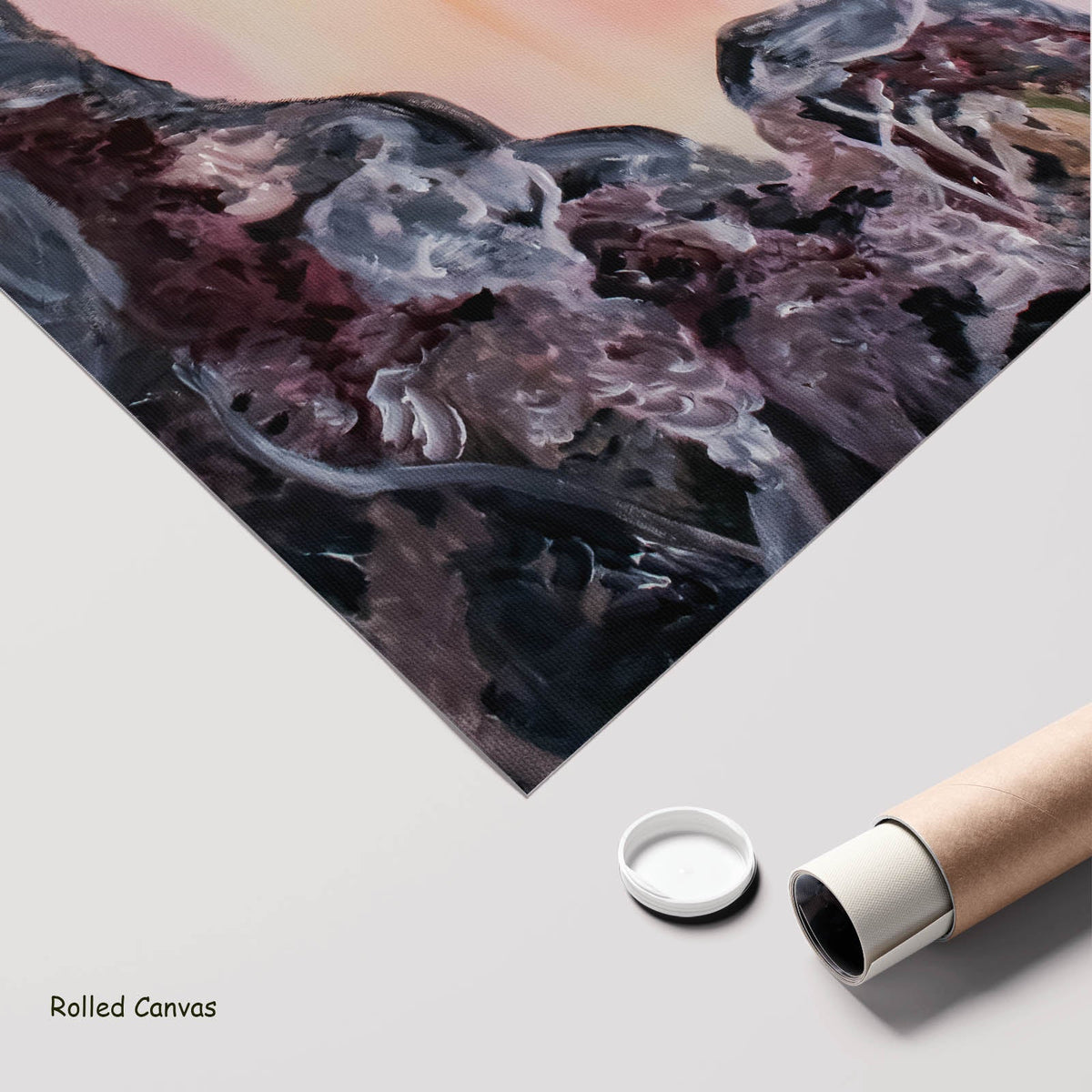 Summer Jiang — Beauty Oversized Abstract art as a rolled canvas print