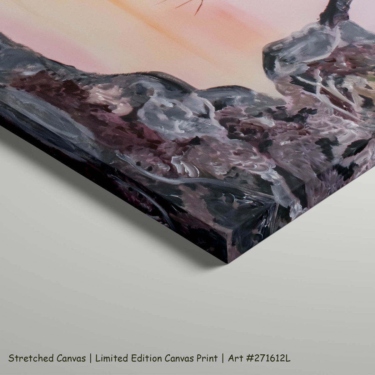 Summer Jiang — Beauty Oversized Abstract art on stretched canvas