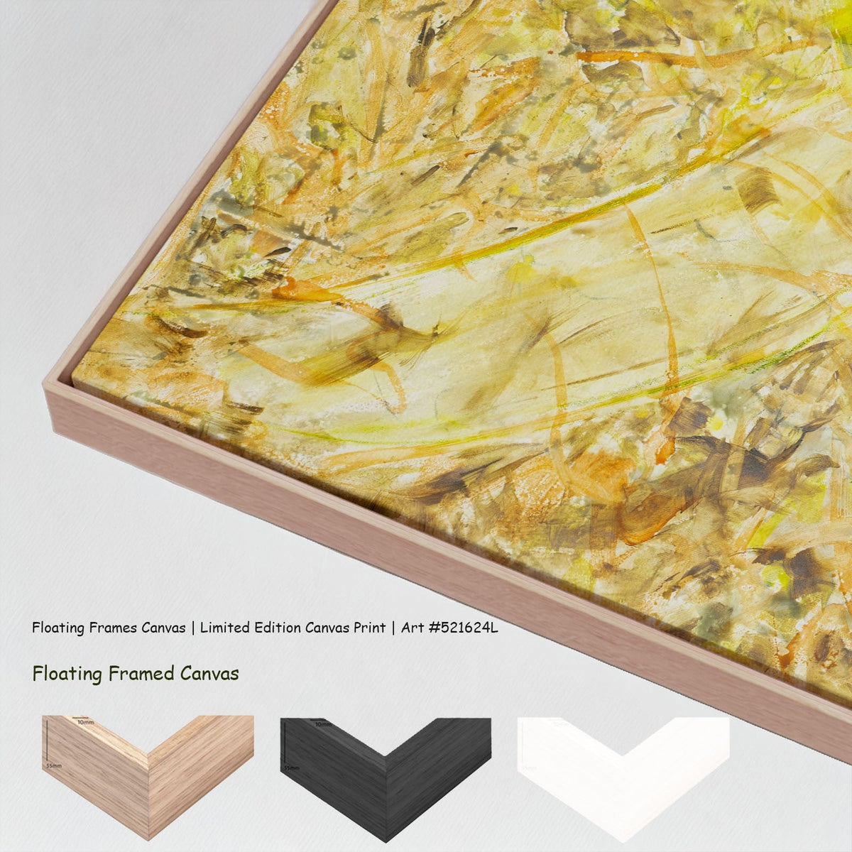 Summer Jiang — Breath of Heart Large canvas wall art with floating frame options