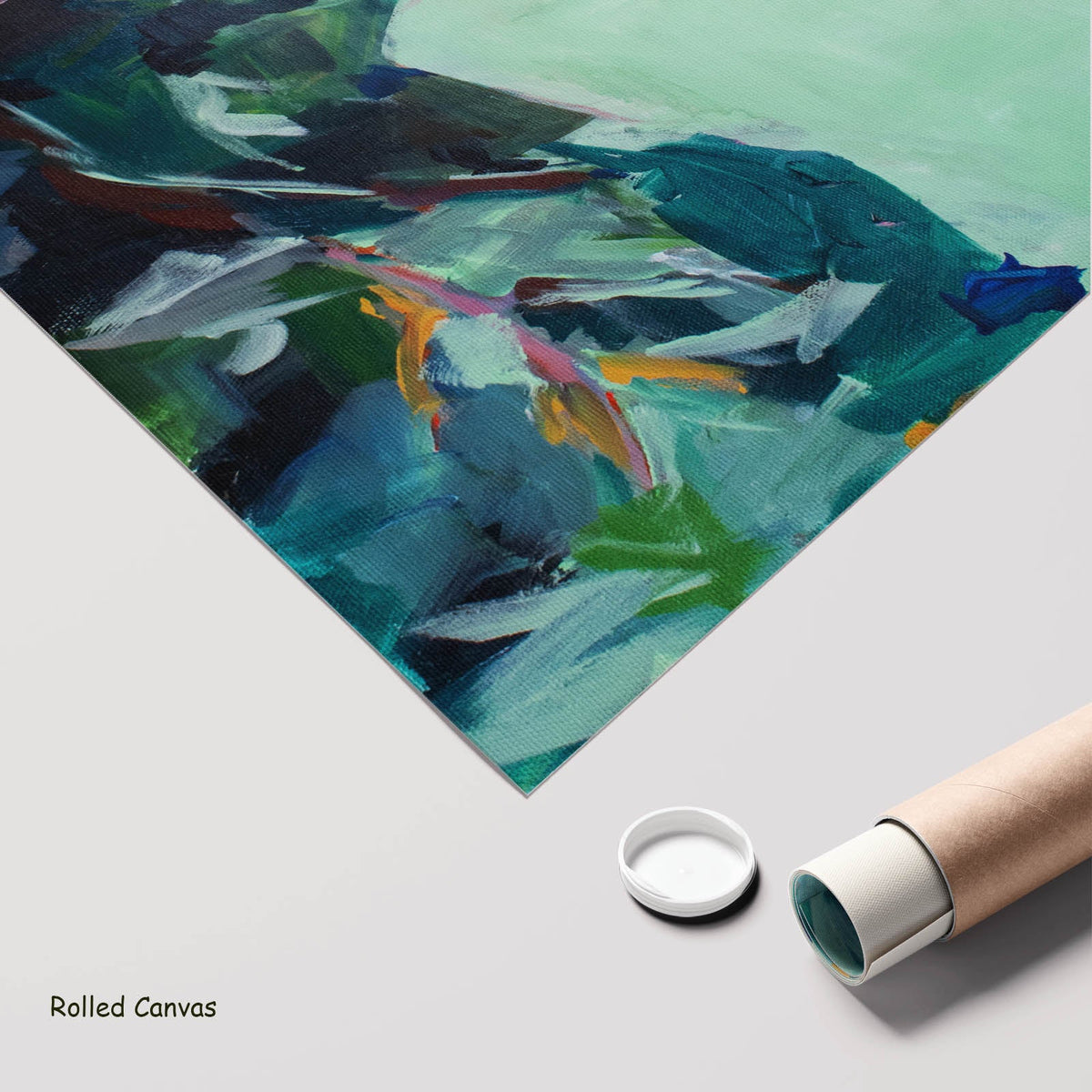 Summer Jiang — Contemplating Oversized Abstract art as a rolled canvas print