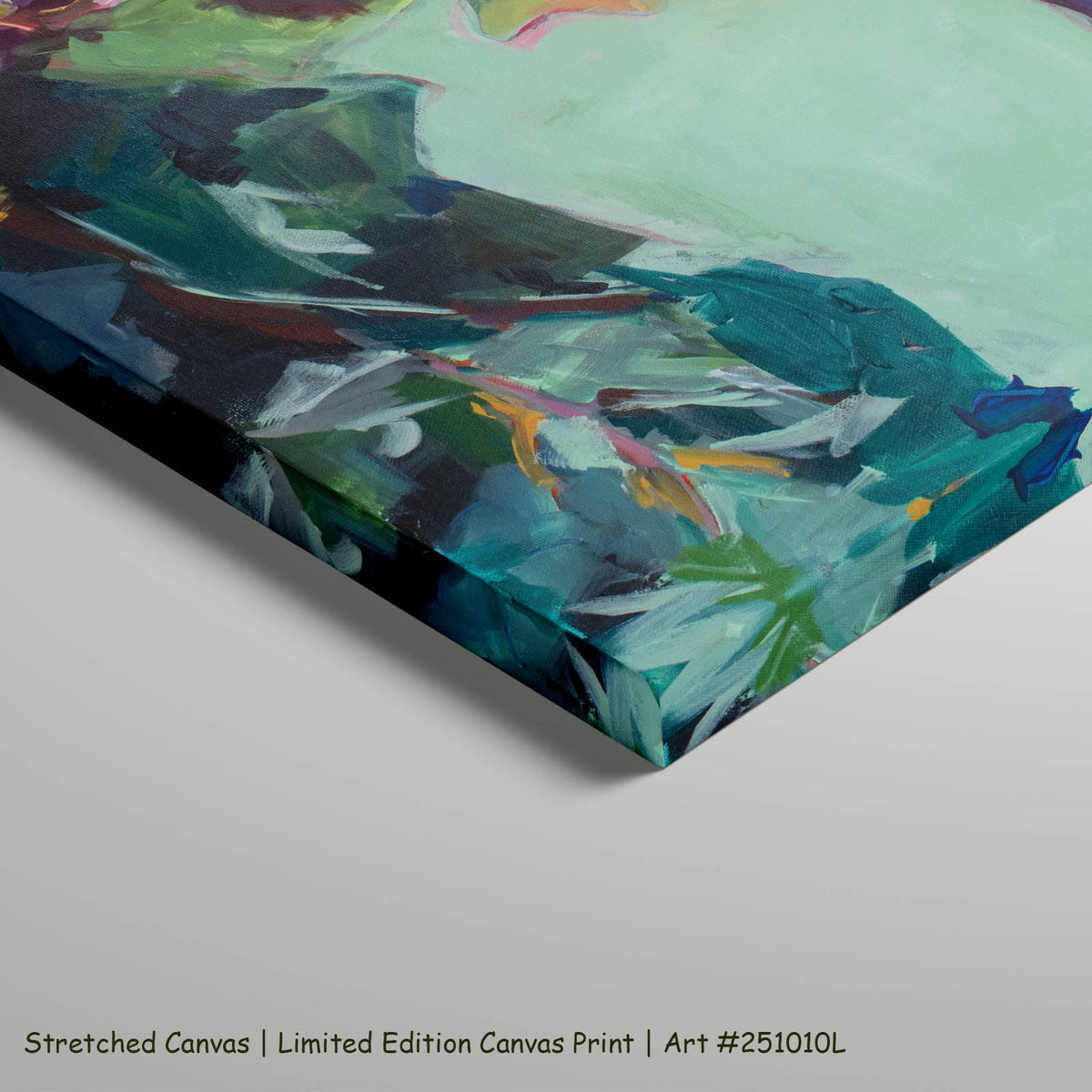Summer Jiang — Contemplating Oversized Abstract art on stretched canvas