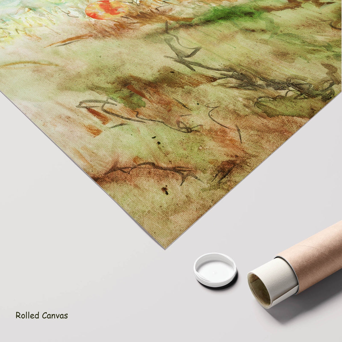 Summer Jiang — Cycle Without Resistance Large Scale Contemporary art as a rolled canvas print