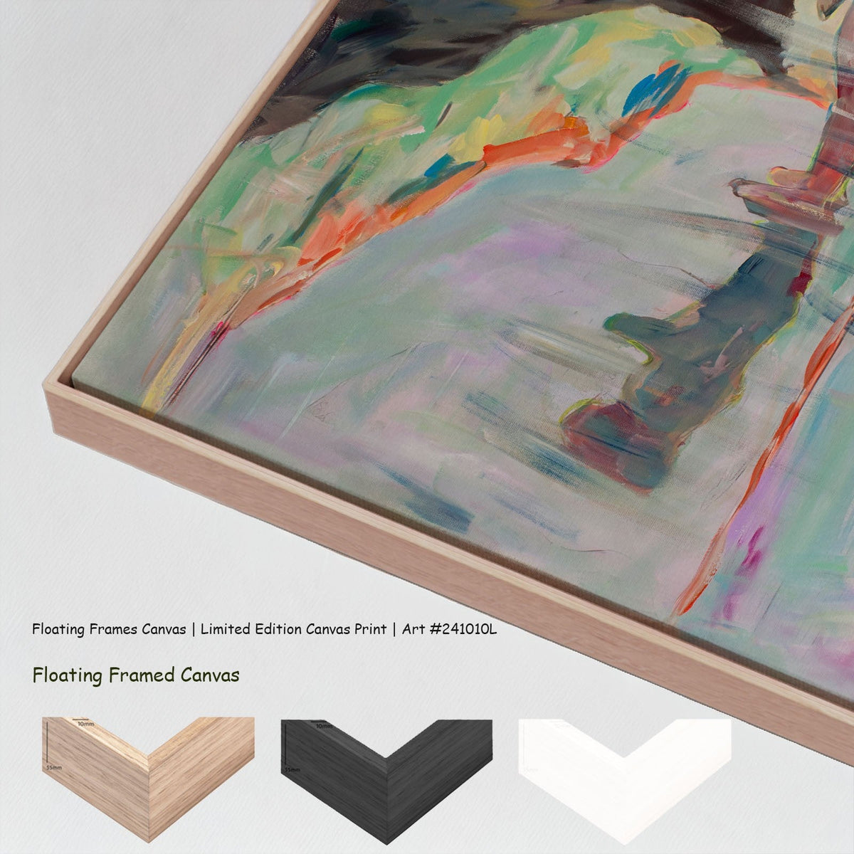 Summer Jiang — Faithful Oversized canvas wall art with floating frame options
