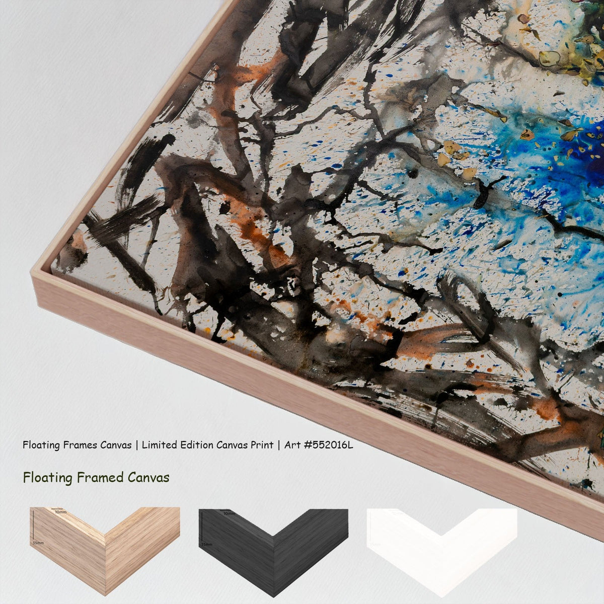 Summer Jiang — In Tragedy Life Is Beautiful Large Scale canvas wall art with floating frame options