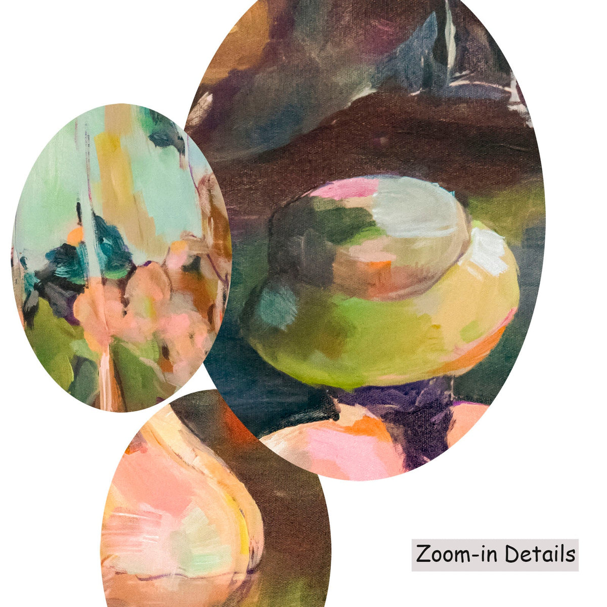 Summer Jiang — Missed canvas — close-up of brushwork texture and surface